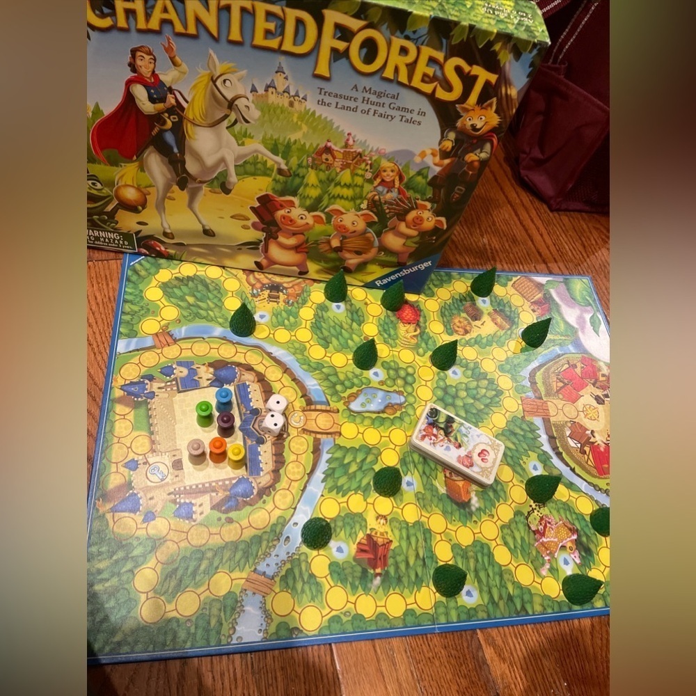 VINTAGE Enchanted Forest Board Game COMPLETE Ravensburger 1994 Children's Kids